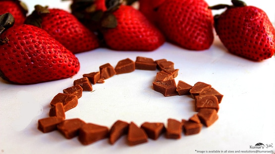 Image of chocolates in heart shape with strawberries | Romance in Marriage | Reconnecting Columbus