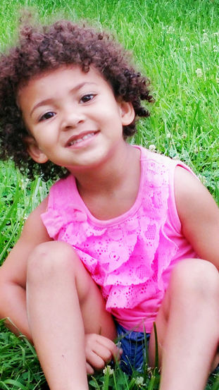 Image of young biracial child